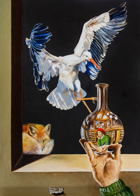 La volpe e la cicogna